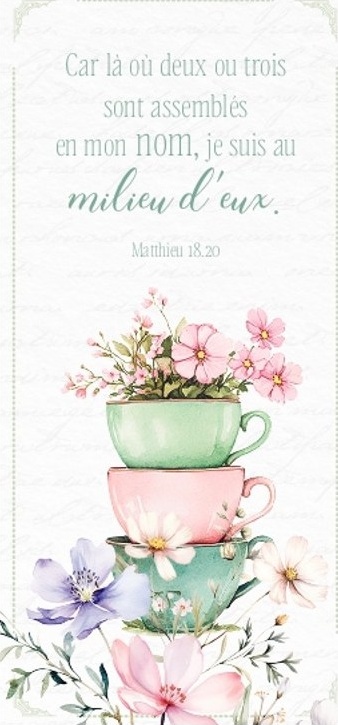 Marque-page magnet - Matthieu 18:20