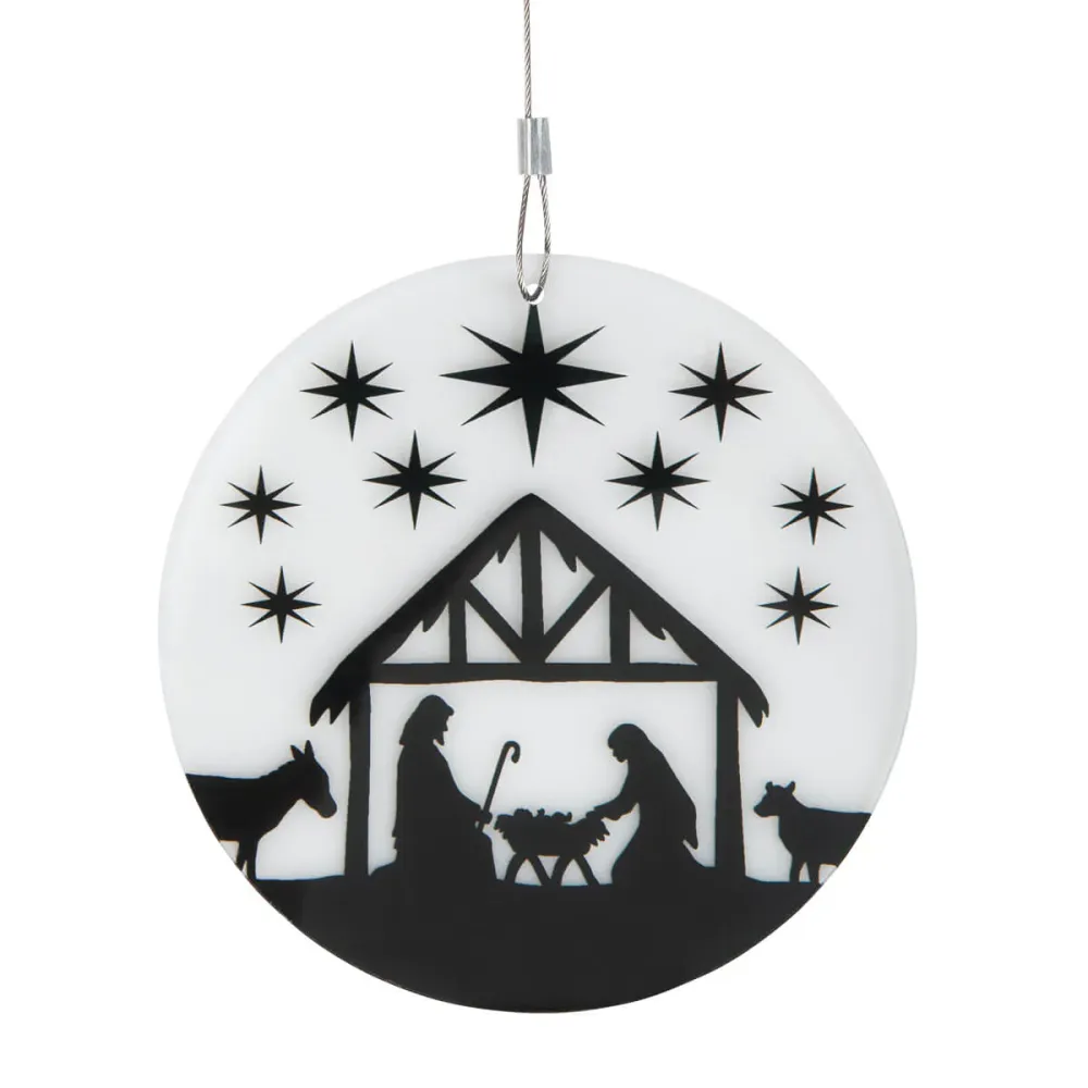 Pendentif acrylique Natitvté/étoiles