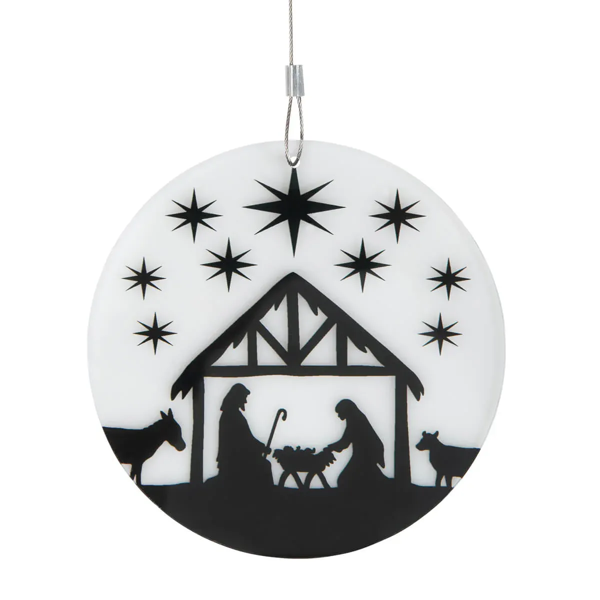 Pendentif acrylique Natitvté/étoiles