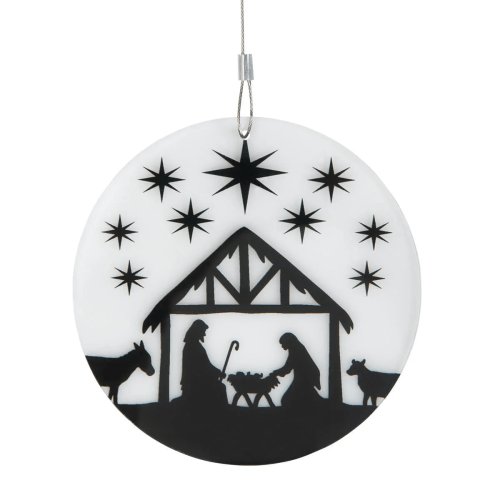 Pendentif acrylique Natitvté/étoiles