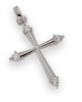 Pendentif croix argent 925