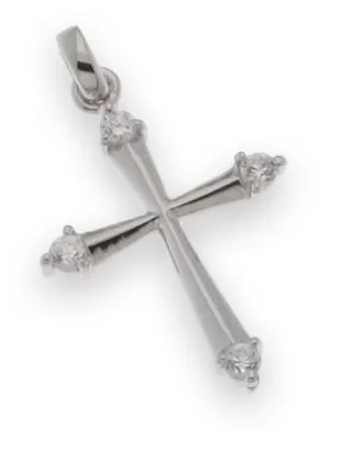 Pendentif croix argent 925