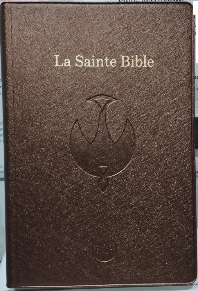 Bible Colombe souple brun