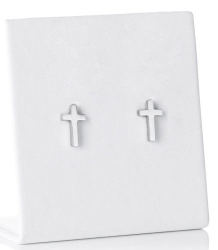 Boucle d'oreilles Petite Croix
