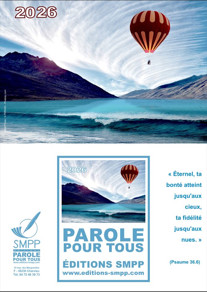 Calendrier - Parole pour tous - bloc et plaque