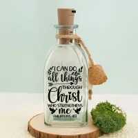 Bouteille LED - I can do all thigs through Christ... - Phil. 4:13