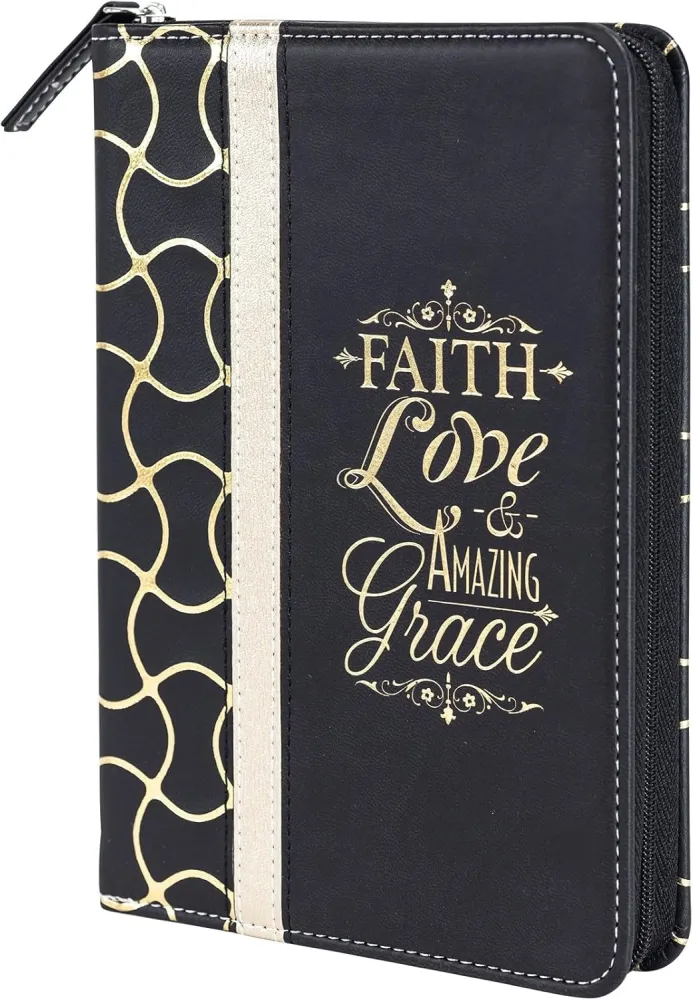 Journal Faith, Love & mazing grace zip