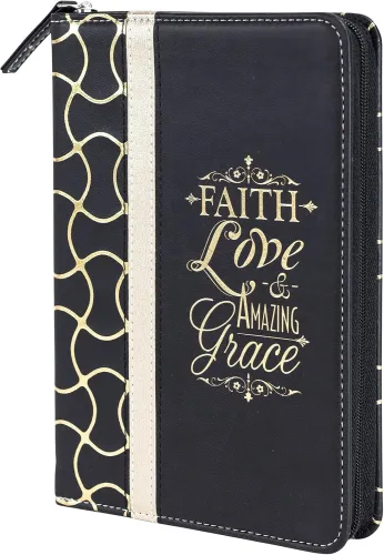 Journal Faith, Love & mazing grace zip