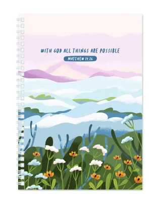 Journal With God all things are possible - Matthew 19:26