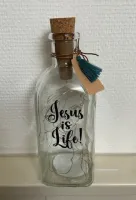 Bouteille LED - Jesus is life !