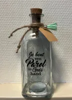 Fles LED - Je bent een parel in Gods hand