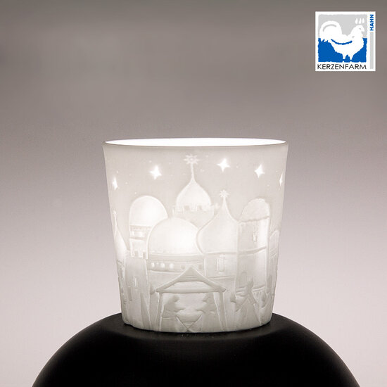 Photophore mini porcelaine nativité