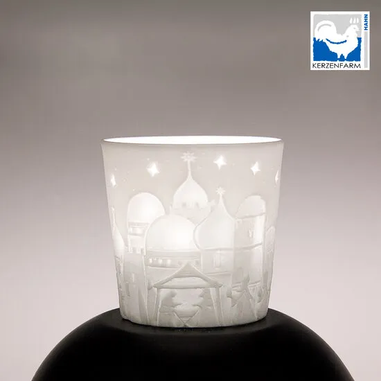 Photophore mini porcelaine nativité