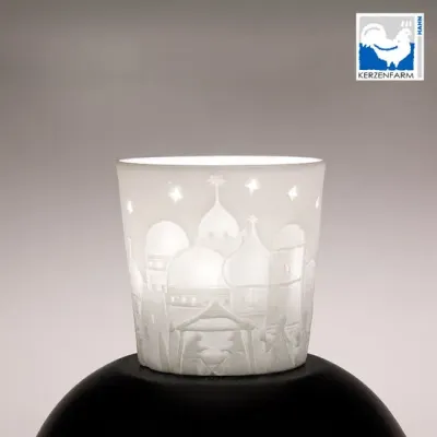 Photophore mini porcelaine nativité