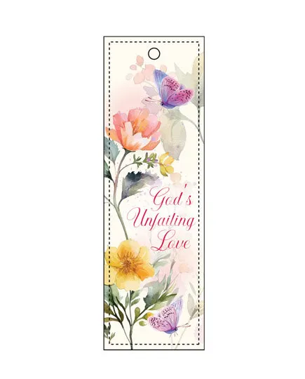 Marque-page cuir God's unfailing love