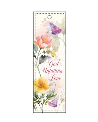 Marque-page cuir God's unfailing love