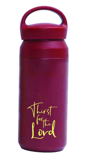 Bouteille thermos Thirst for the Lord - red