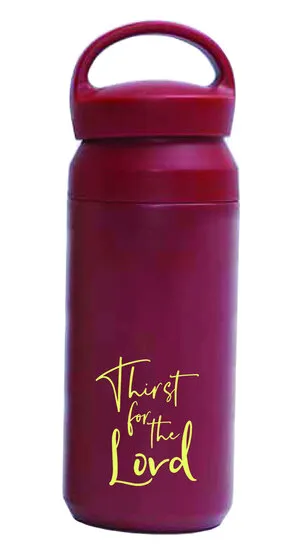 Bouteille thermos Thirst for the Lord - red