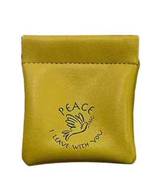 Porte monnaie - Peace orange