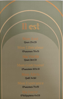 Journal Il est... - Heb. 13:8