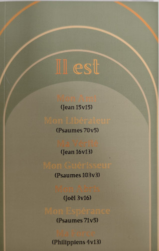 Journal Il est... - Heb. 13:8
