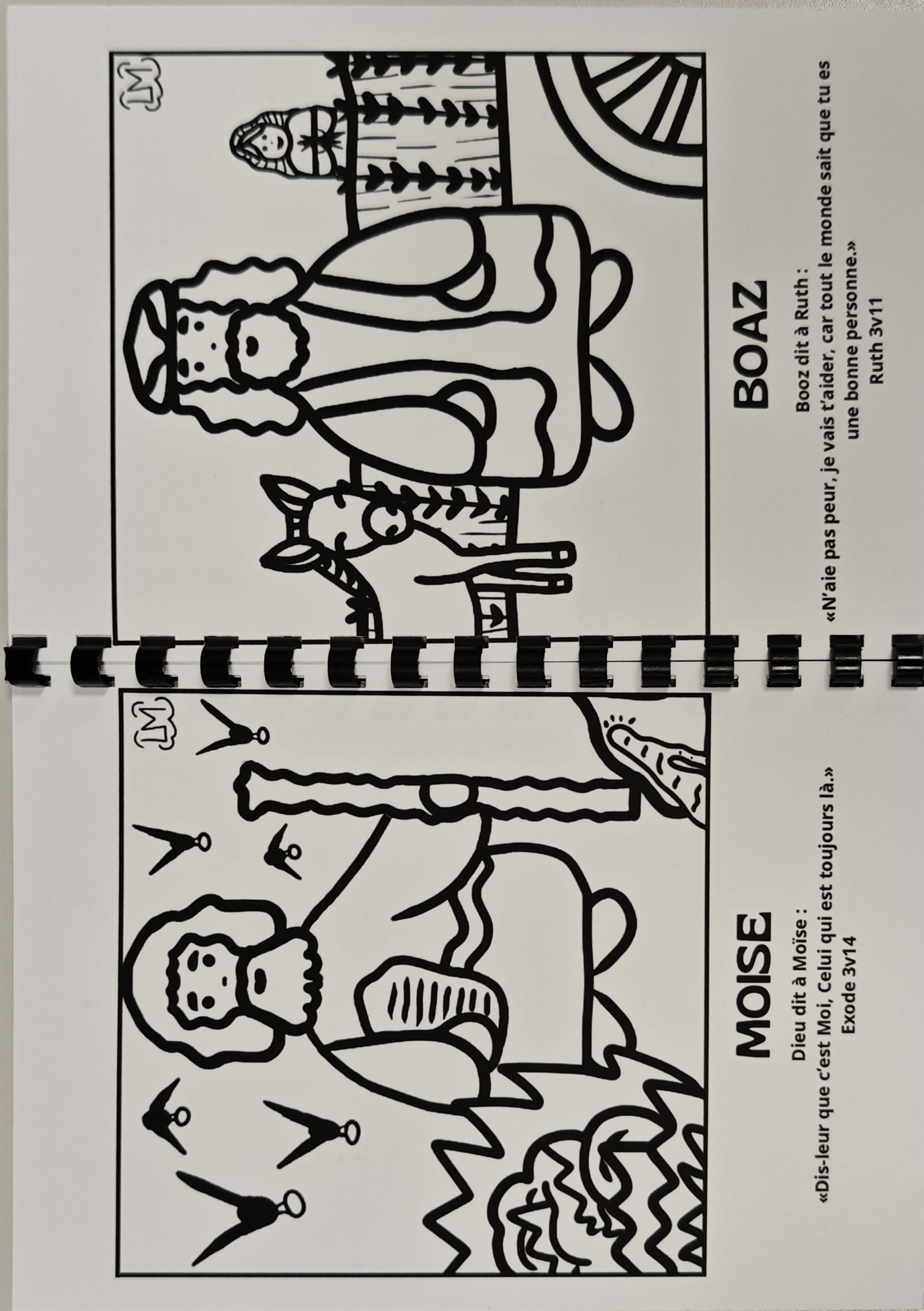 Livre de coloriage - Les personnages de l'Ancien Testament