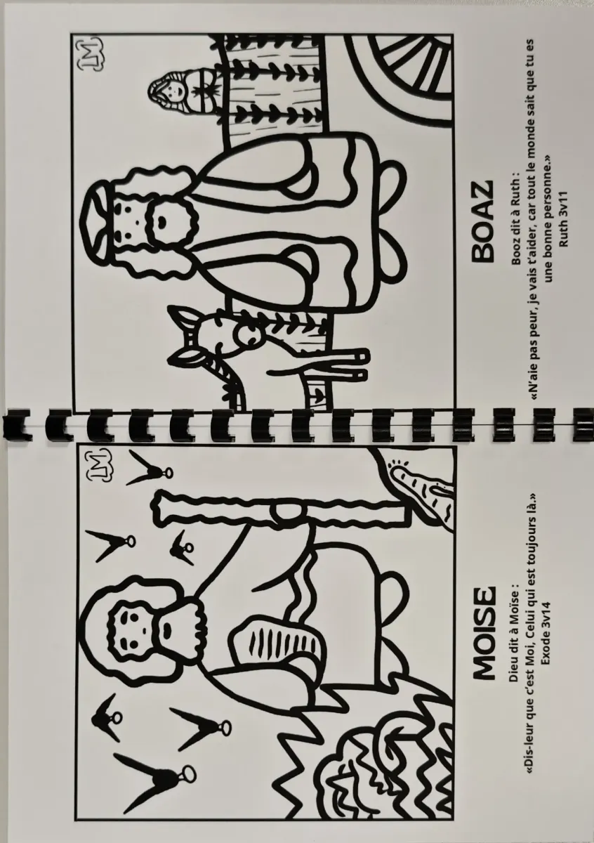 Livre de coloriage - Les personnages de l'Ancien Testament