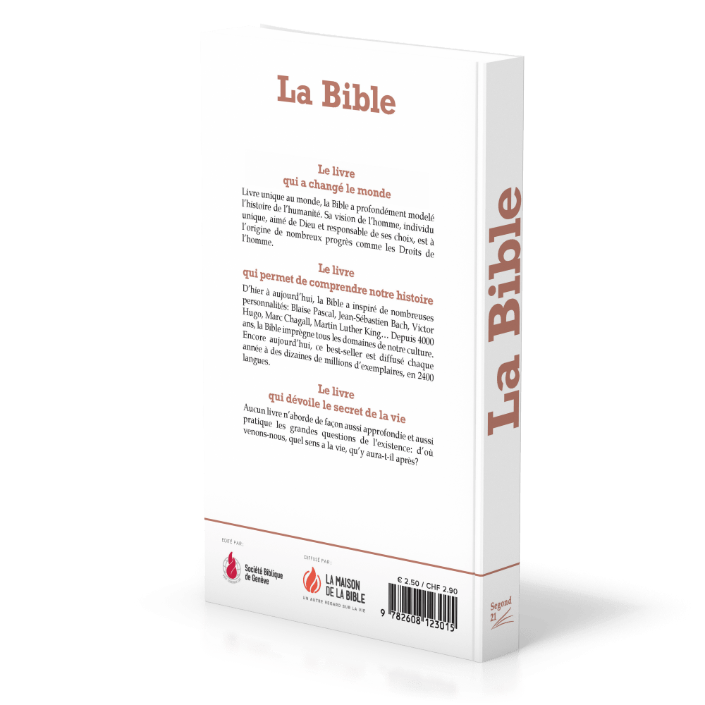 Bible SG21 souple blanche