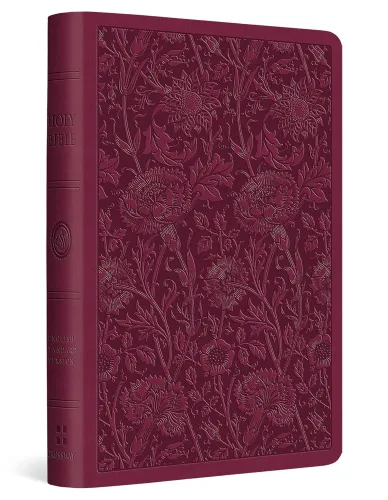 ESV value compact Bible trutone raspberry floral