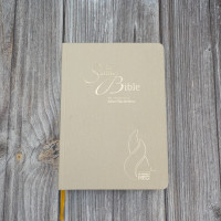 Bible NEG MacArthur souple textile beige