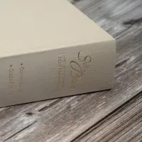 Bible NEG MacArthur souple textile beige