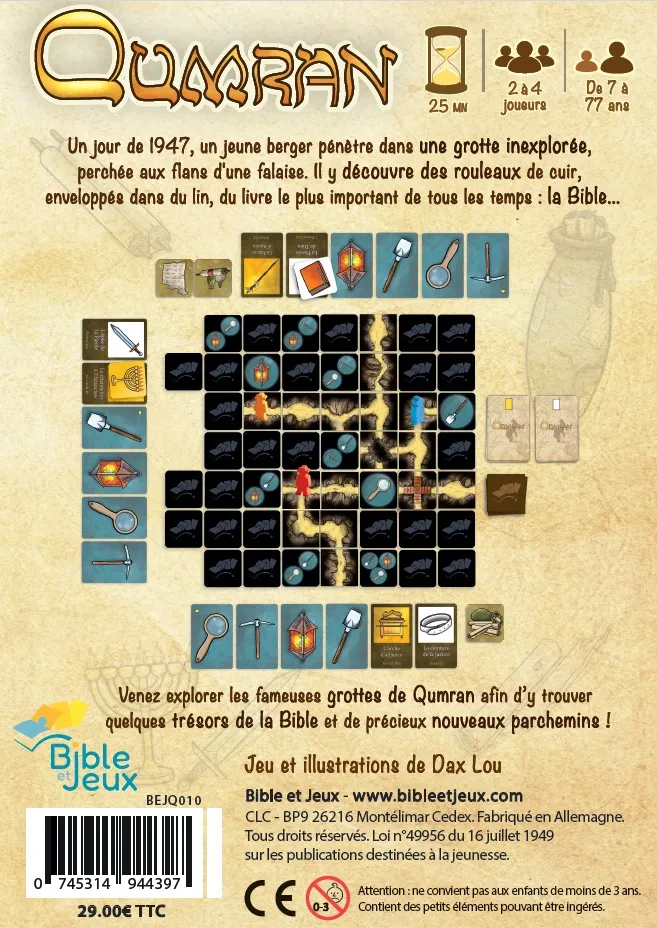 Jeu Qumran - En route pour une aventure archéologique