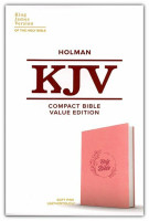 KJV compact Bible Pink leathersoft