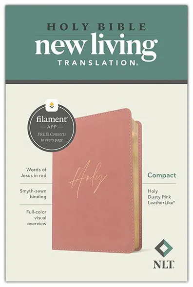 NLT Bible Dusty Pink leatherlike