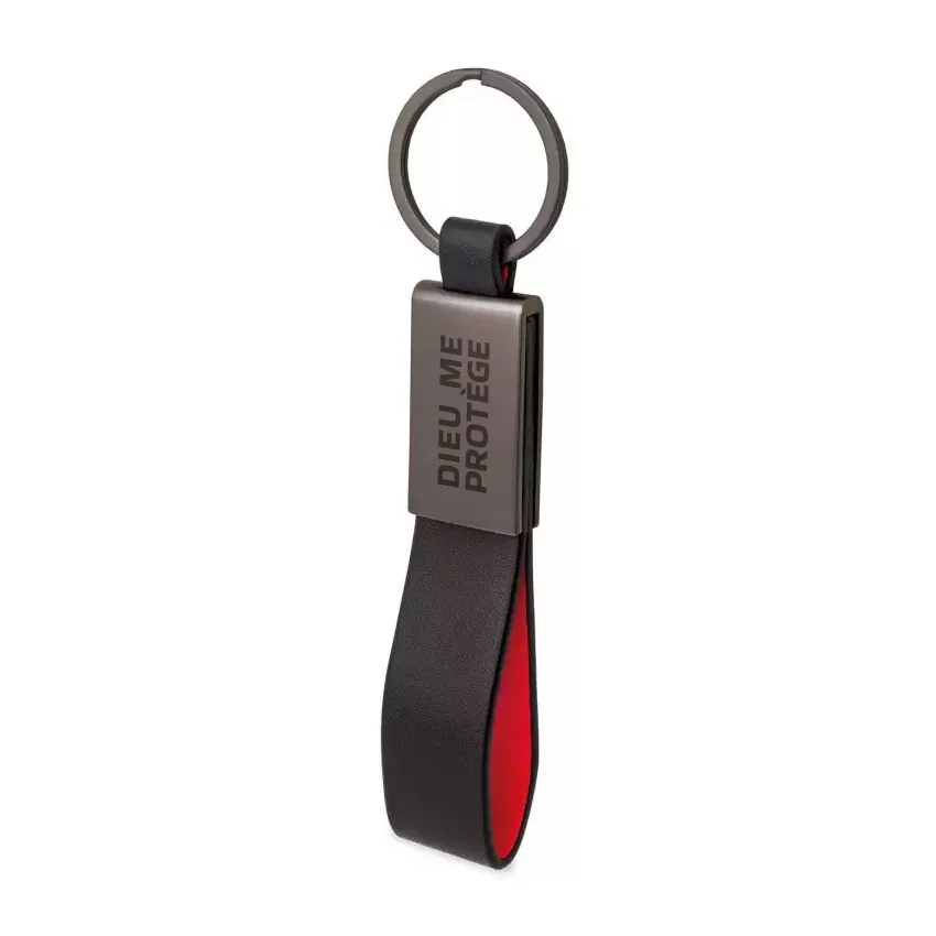 Porte-clés rouge - Dieu me protège