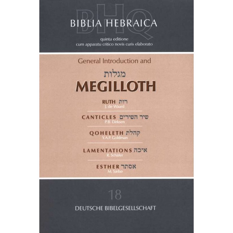 Biblia Hebraïca Quinta - Megilloth