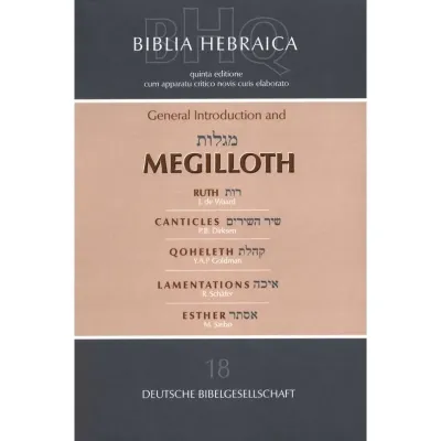 Biblia Hebraïca Quinta - Megilloth