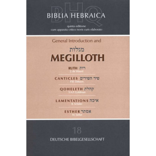 Biblia Hebraïca Quinta - Megilloth
