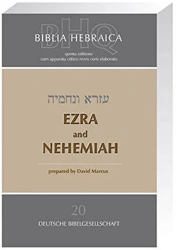 Biblia Hebraïca Quinta - Ezra & Nehemiah