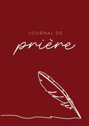 Journal de prière rouge cerise