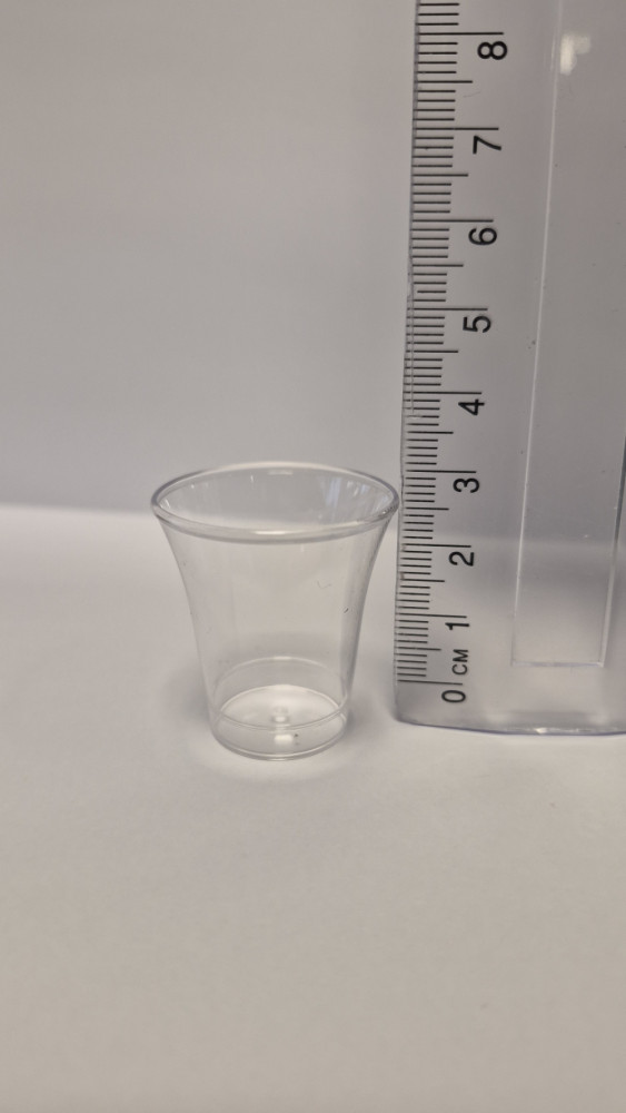 1000 Verres sainte cène plastic