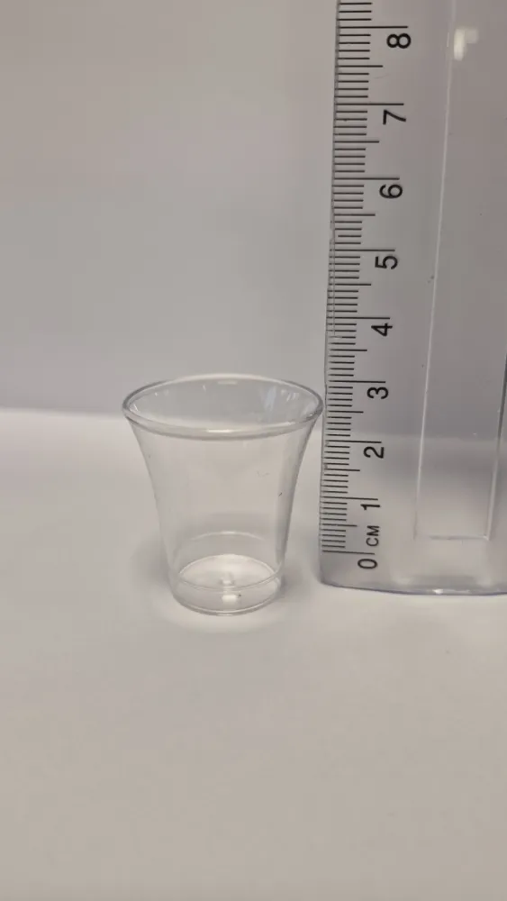 1000 Verres sainte cène plastic