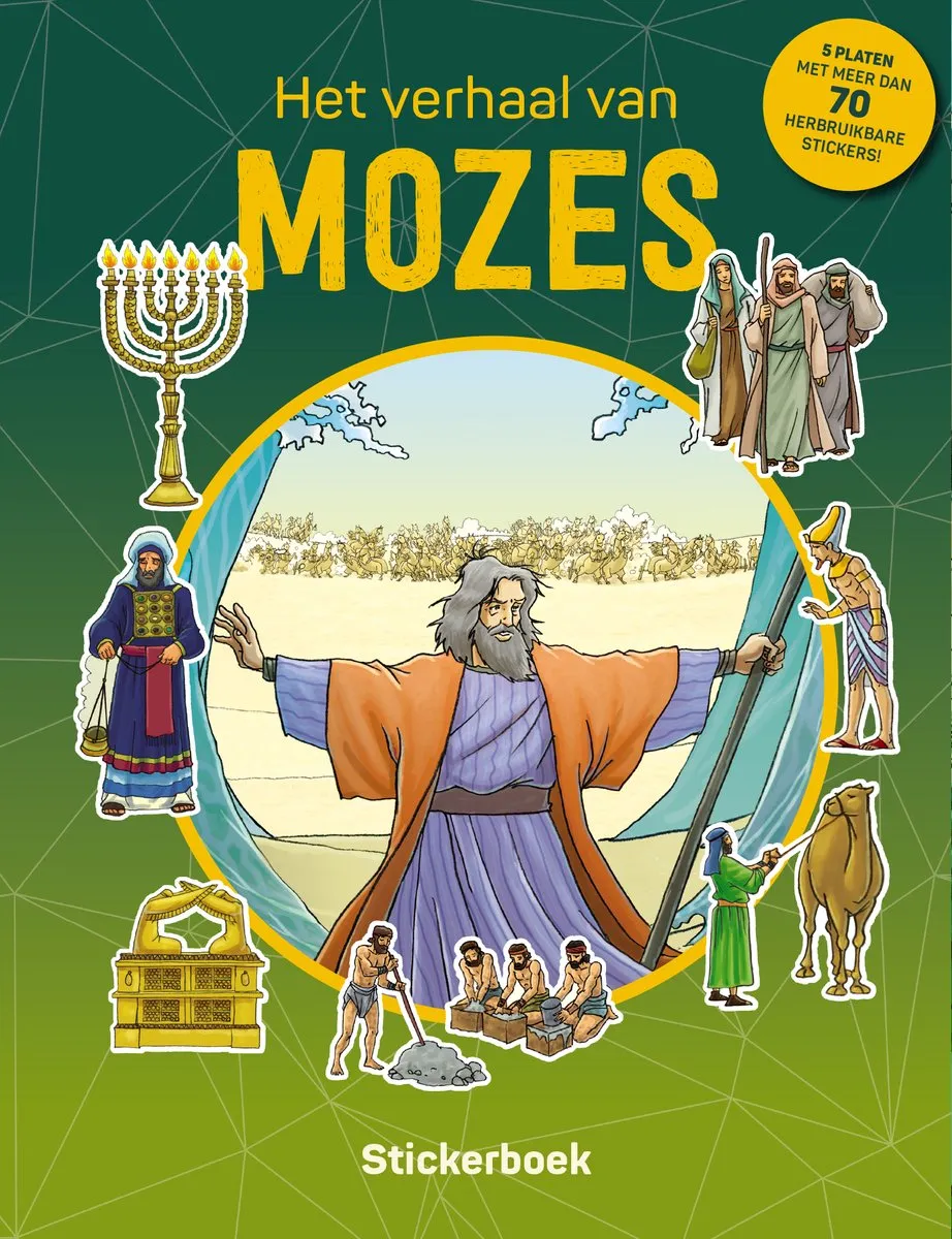 Het verhaal van Mozes - Stickerboek