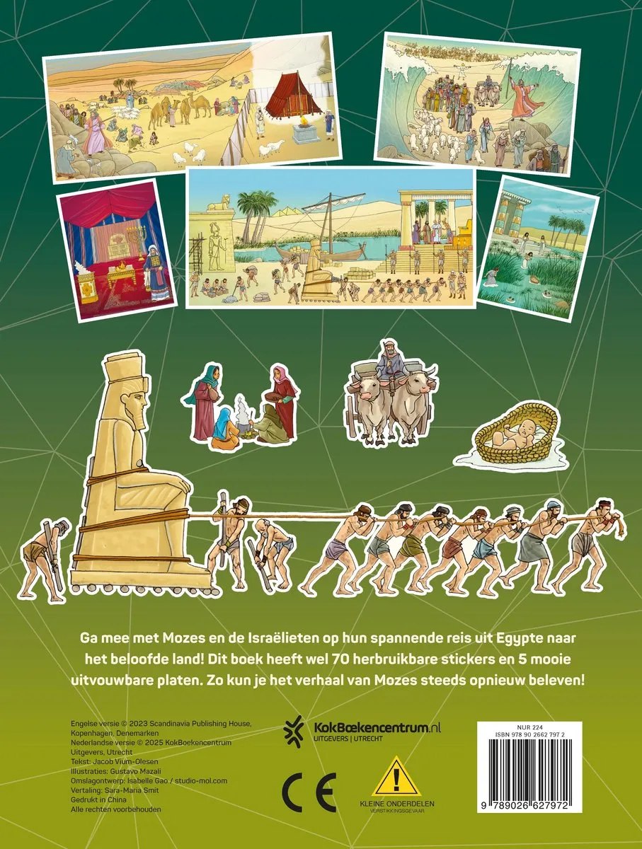 Het verhaal van Mozes - Stickerboek