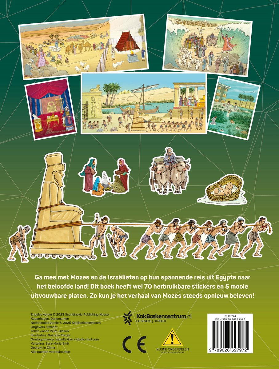 Het verhaal van Mozes - Stickerboek