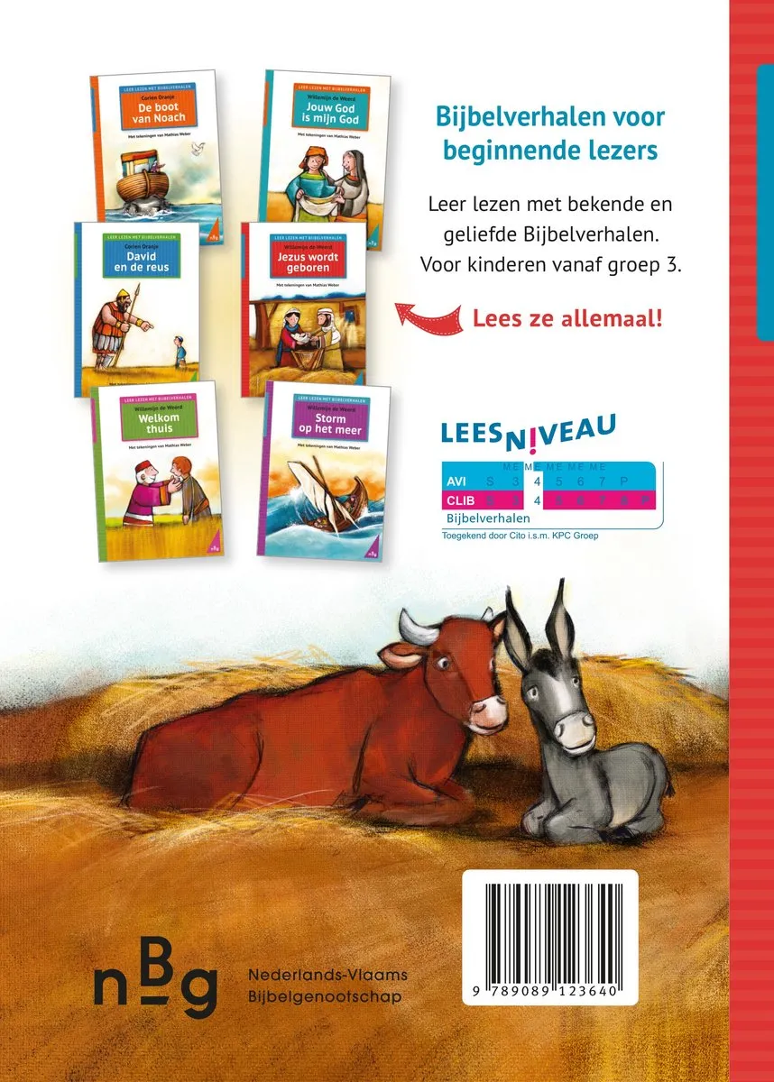 Jezus wordt geboren - Leer lezen met Bijbelverhalen