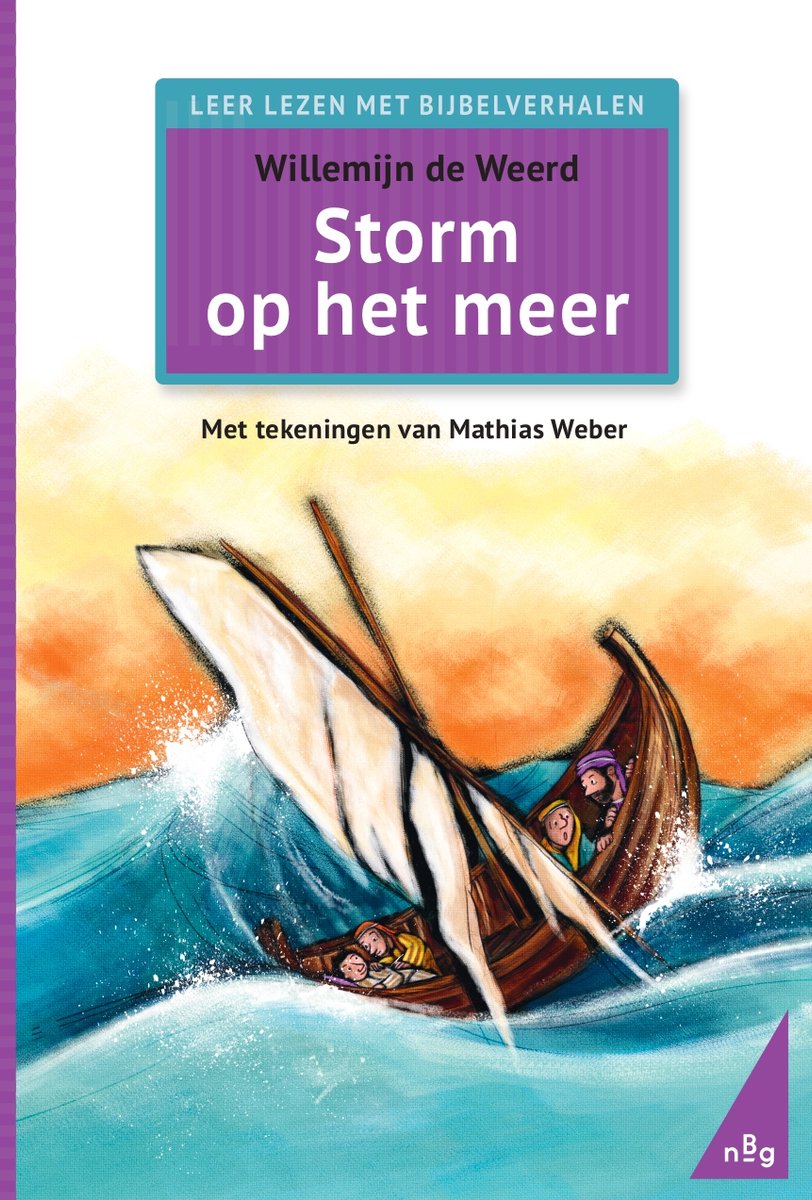 Storm op het meer - Leer lezen met Bijbelverhalen