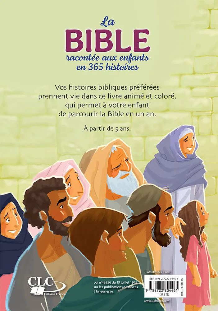 Bible racontée aux enfants en 365 histoires, La (nouvelle édition)