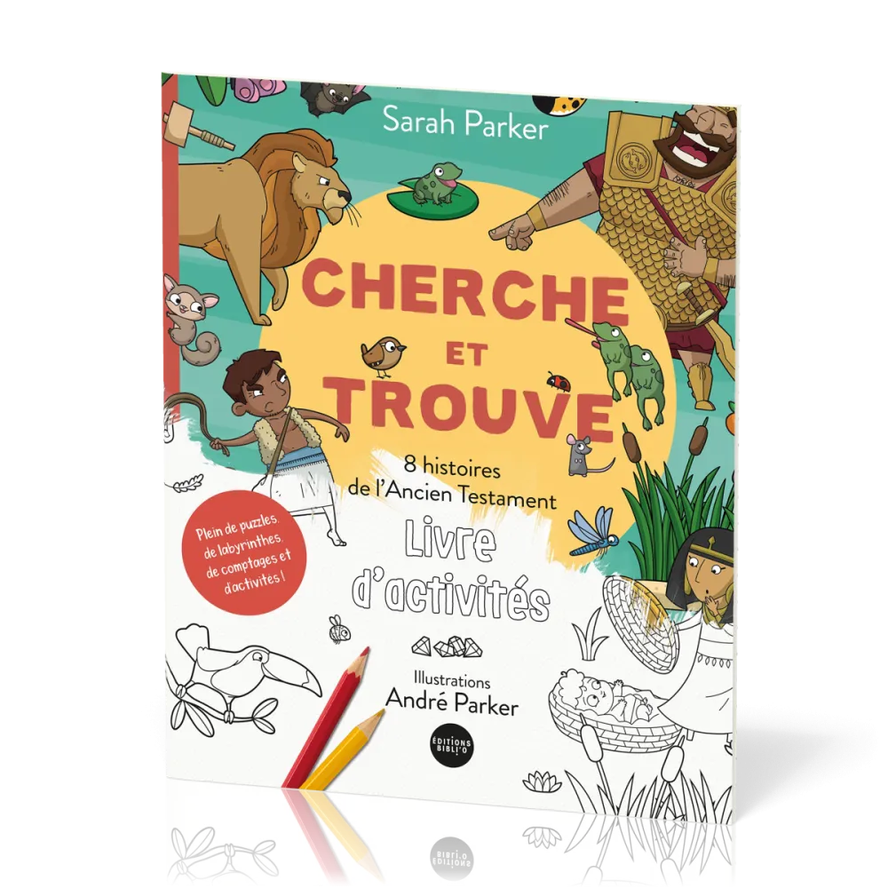 Cherche et trouve - 8 histoires de l'Ancien Testament (livre d'activités)