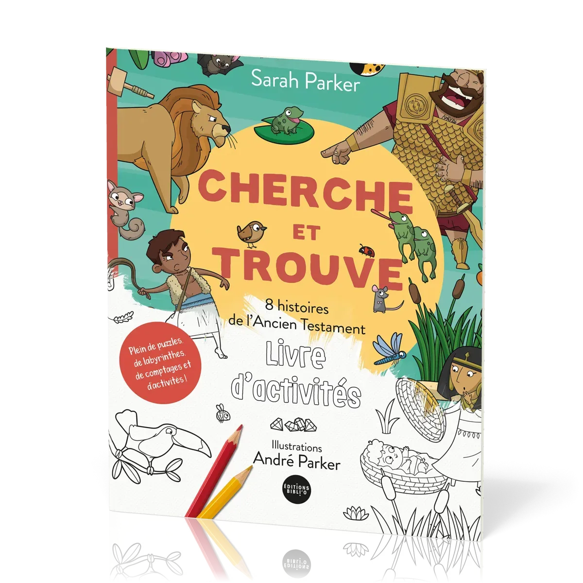 Cherche et trouve - 8 histoires de l'Ancien Testament (livre d'activités)